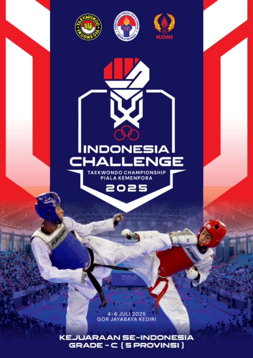 Ajang Pertarungan Prestasi Taekwondo di Tanah Air Taekwondo Indonesia Dojang mlc