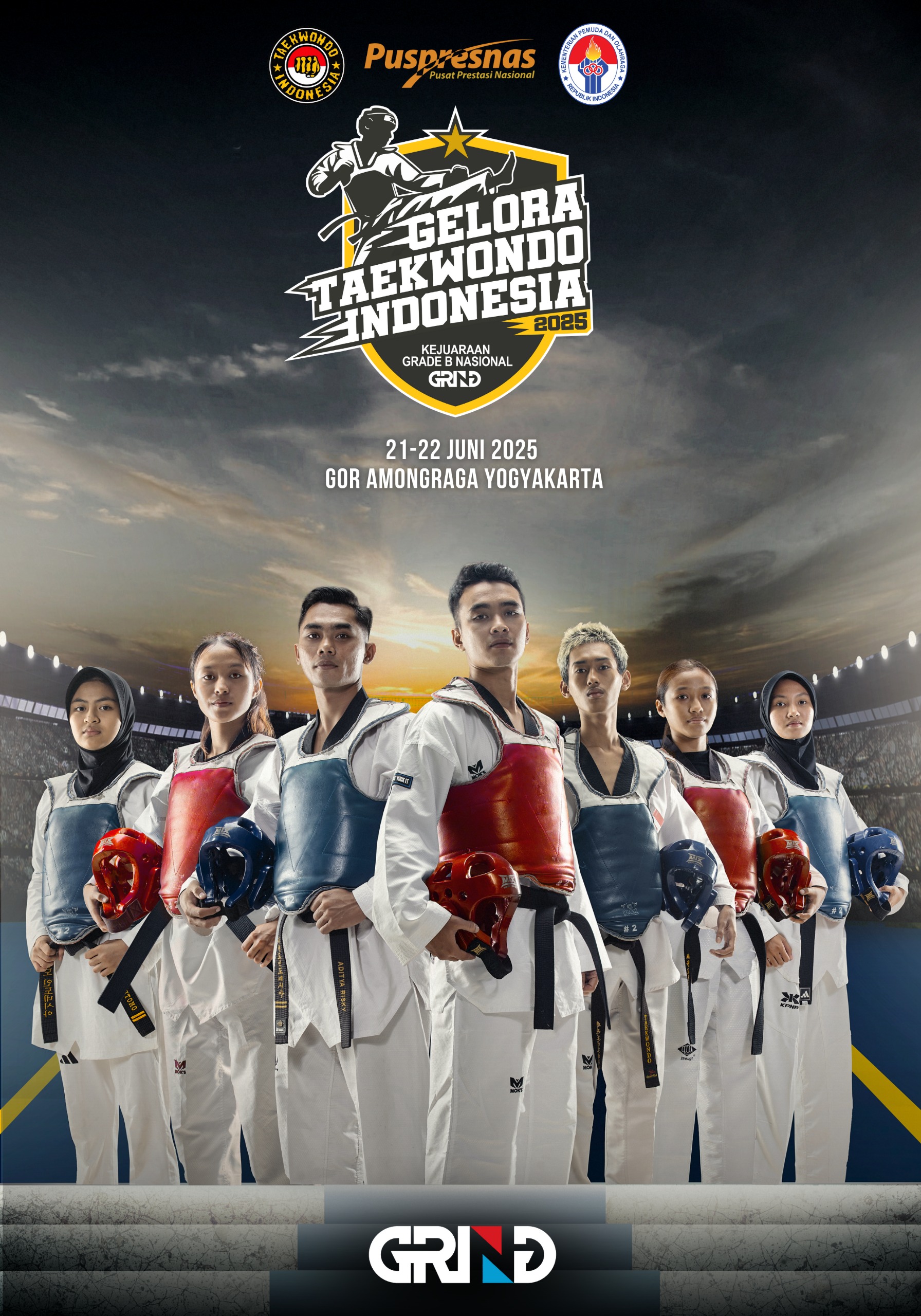 Panggung Juara Taekwondo Indonesia Taekwondo Indonesia Dojang mlc